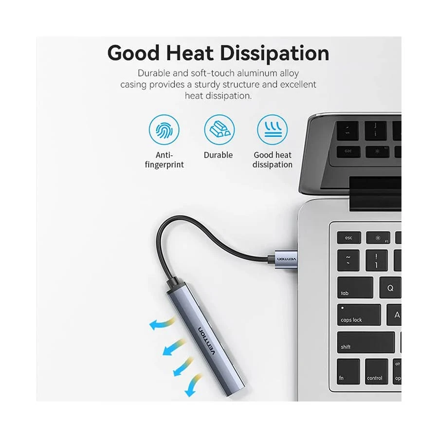 Vention CKOHB USB Male to Quad Female Cable / Converter / HUB Best Price