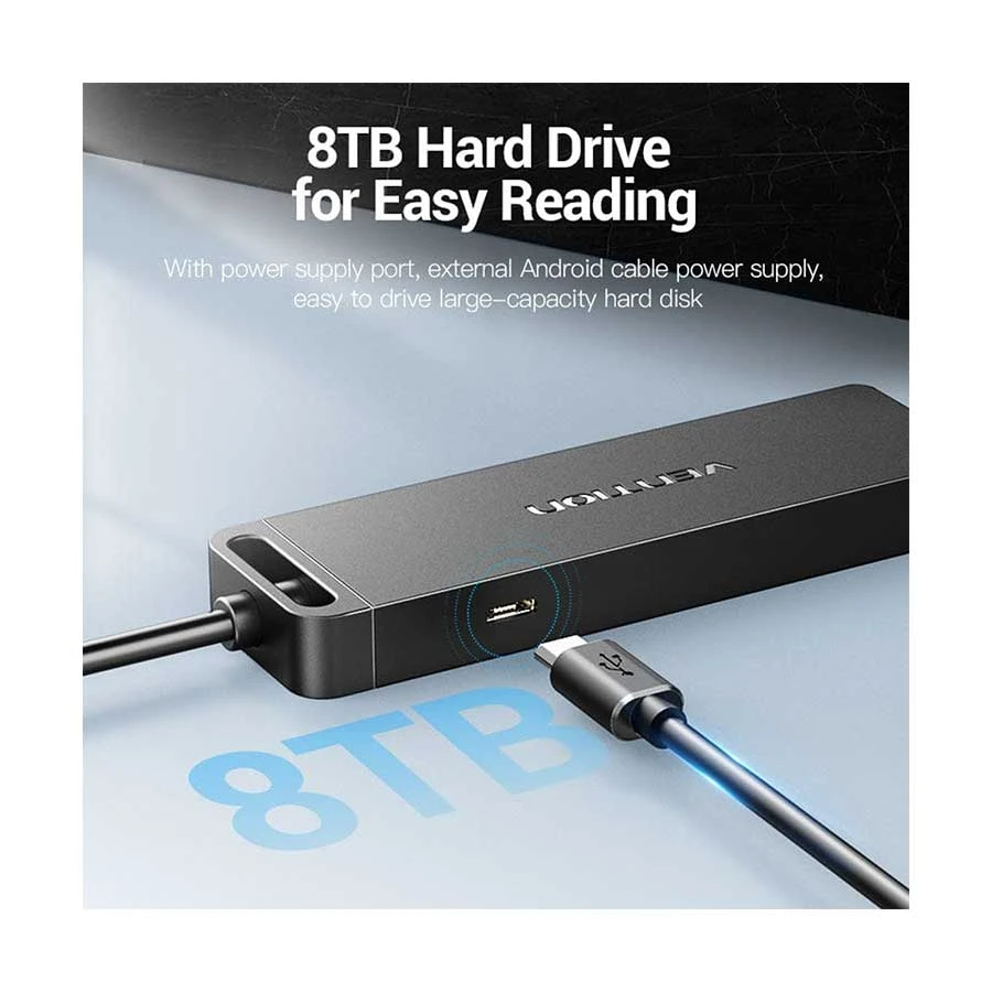 Vention CHMBB USB Male to Quad & Micro Female Cable / Converter / HUB in BD