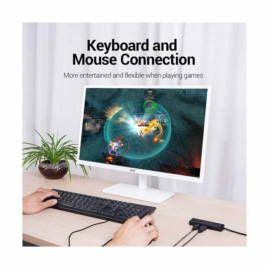 Vention CHMBB USB Male to Quad & Micro Female Cable / Converter / HUB specifications