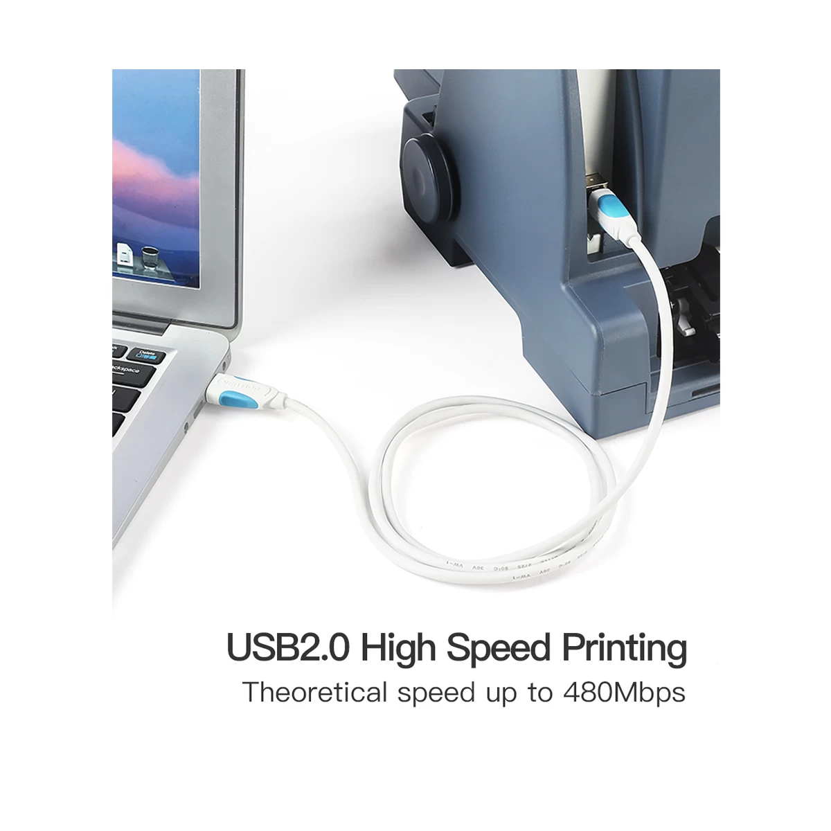Vention VAS-A16-B1000 USB Type-A Male to Type-B Male USB Cable Price in BD