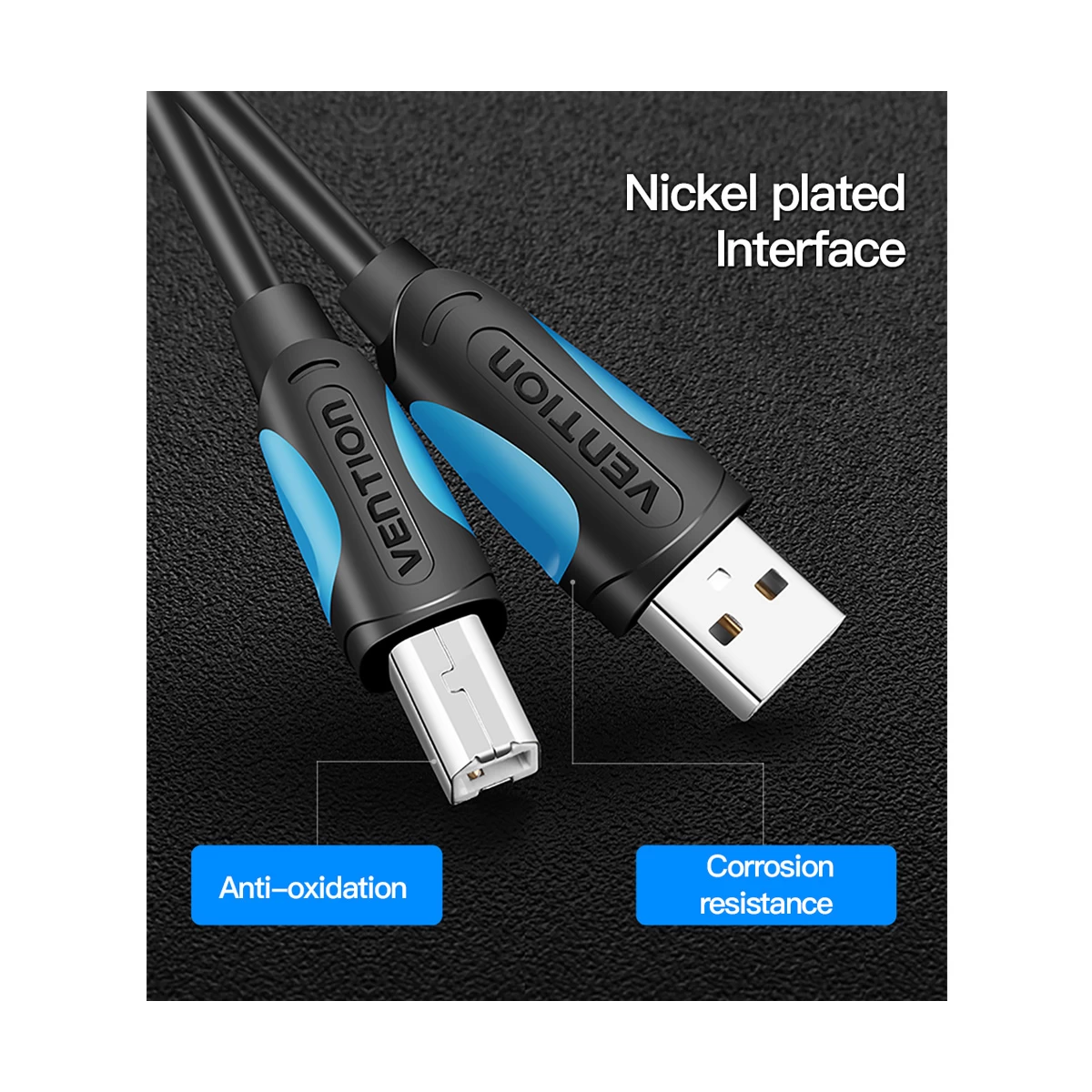 Vention VAS-A16-B500 USB Type-A Male to Type-B USB Cable in BD