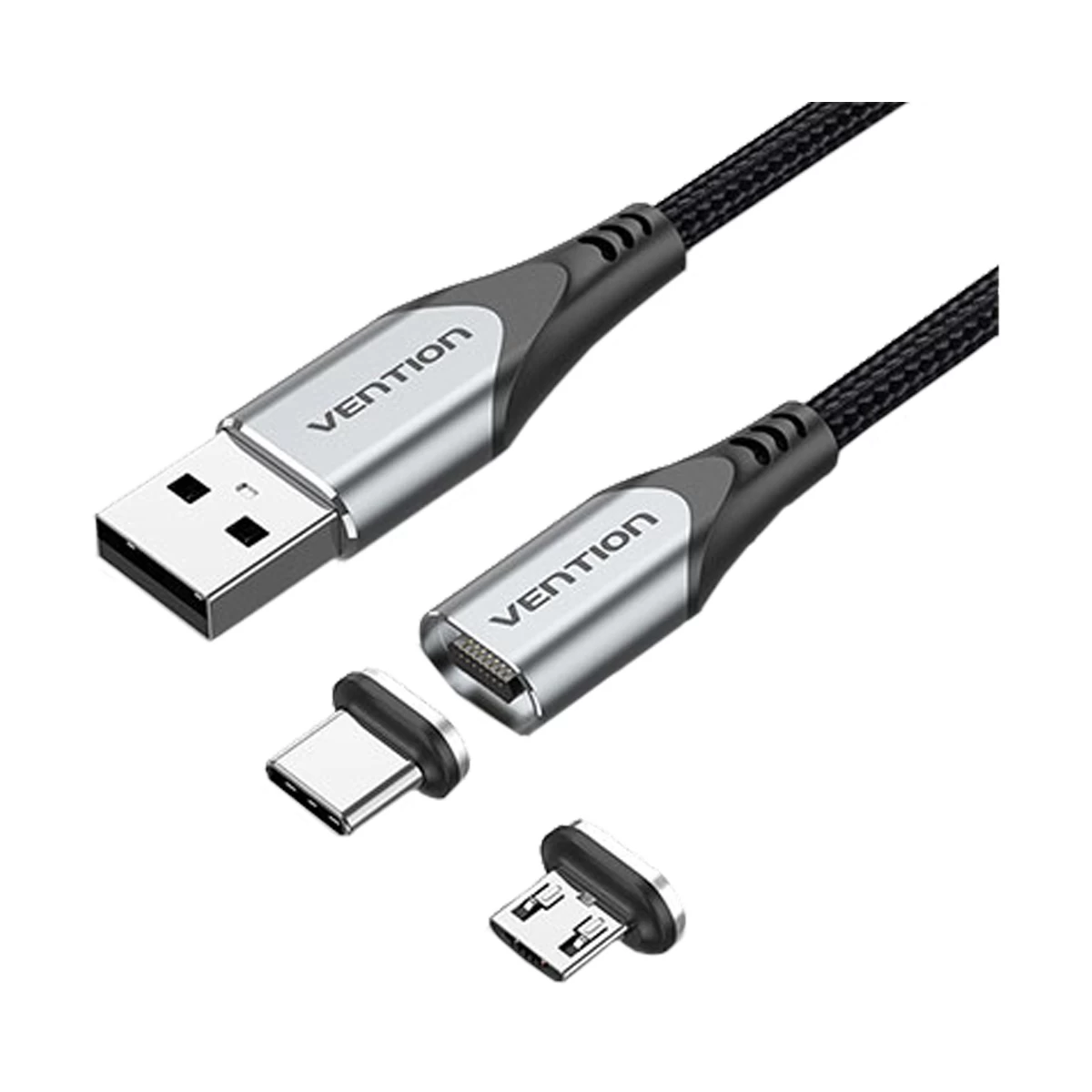 Vention CQMHH USB Male to Type-C & Micro USB Cable