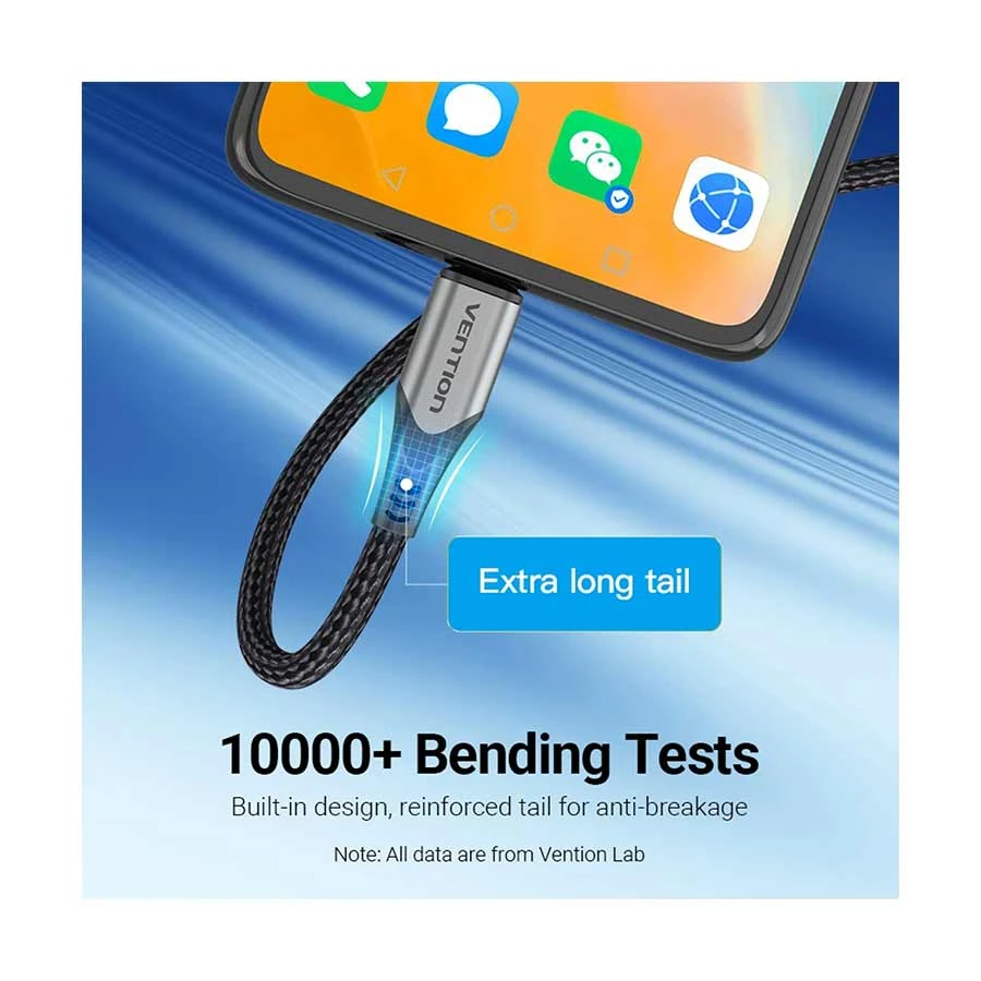 Vention CQMHG USB Male to USB Type-C & Micro USB Male USB Cable Price in BD