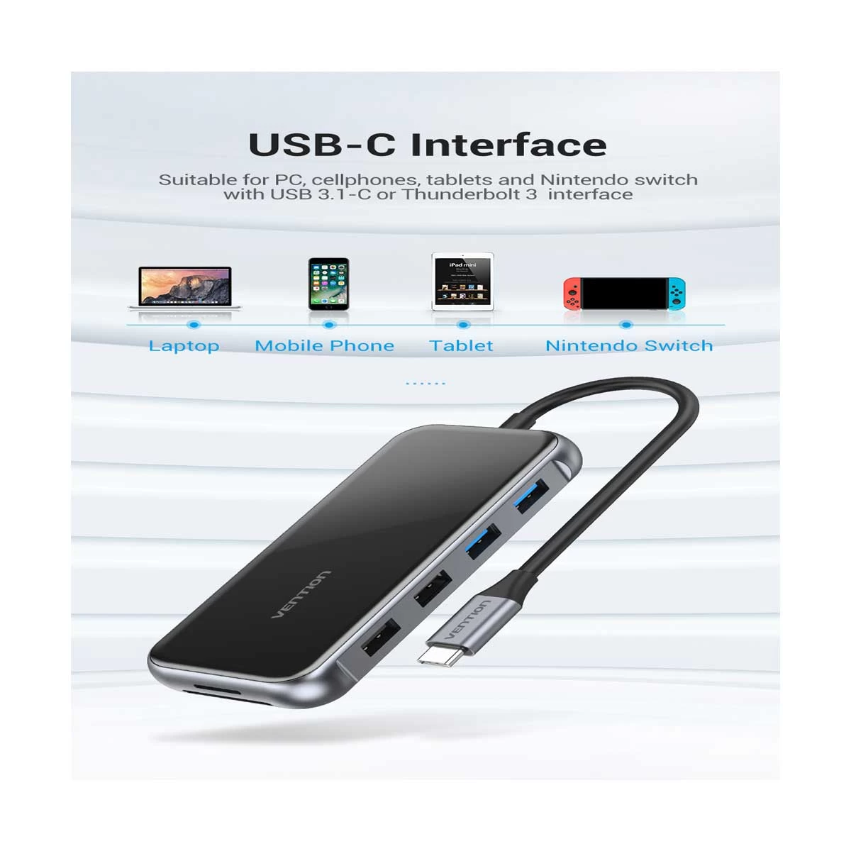 Vention TFGHB USB Multi-function 10-in-1 USB-C Converter Type-C Converter Price in Bangladesh