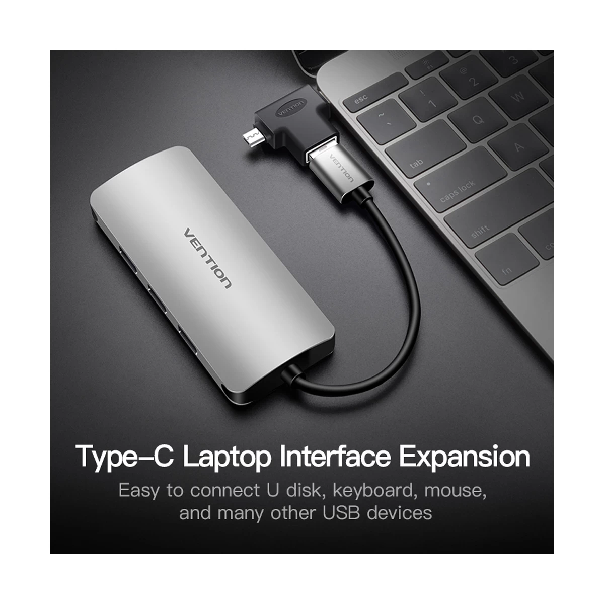 Vention CDIB0 USB Type-C & Micro USB Male to USB Female Type-C Converter