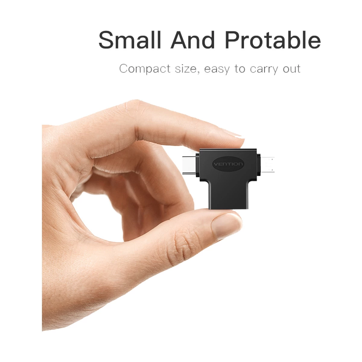 Vention CDIB0 USB Type-C & Micro USB Male to USB Female Type-C Converter Price in BD