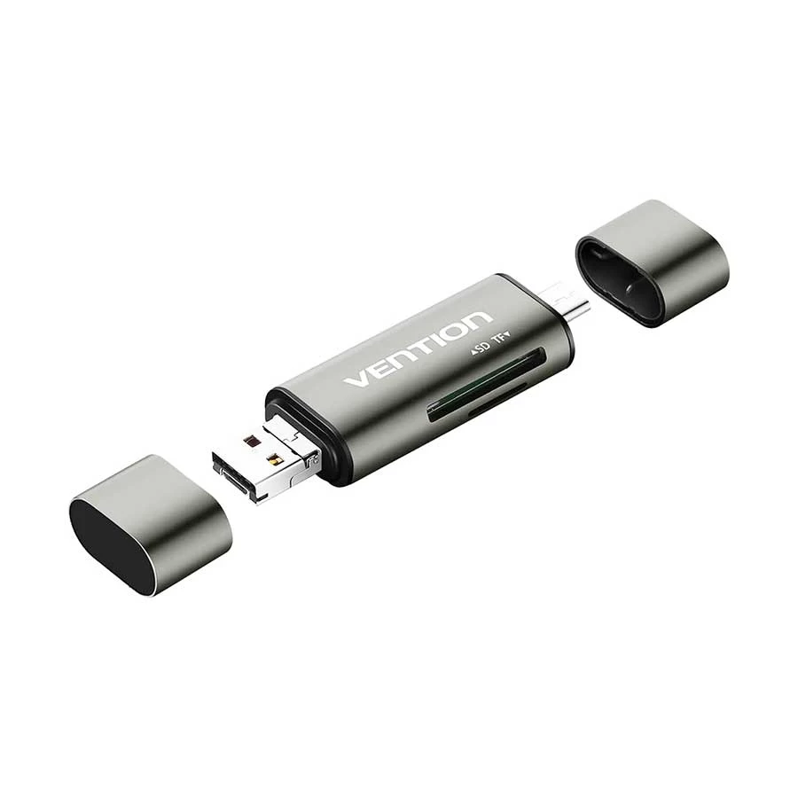 Vention VAB-S17-B USB Type-C, Micro & Male to SD/TF Card Reader Price in Bangladesh