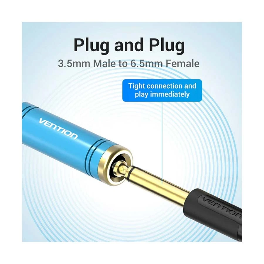 Vention VAB-S04-L 3.5mm Male to 6.5mm Female Audio Adapter Audio Converter Price in BD