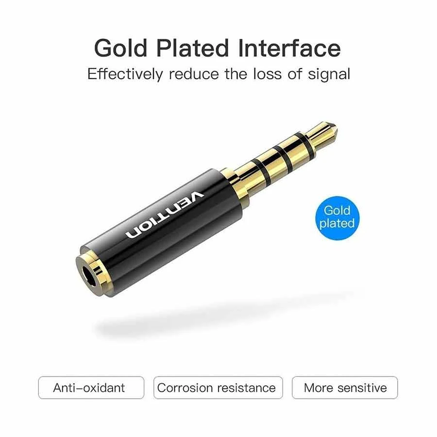 Vention VAB-S06 3.5mm Male to Female Audio Converter Price in Bangladesh