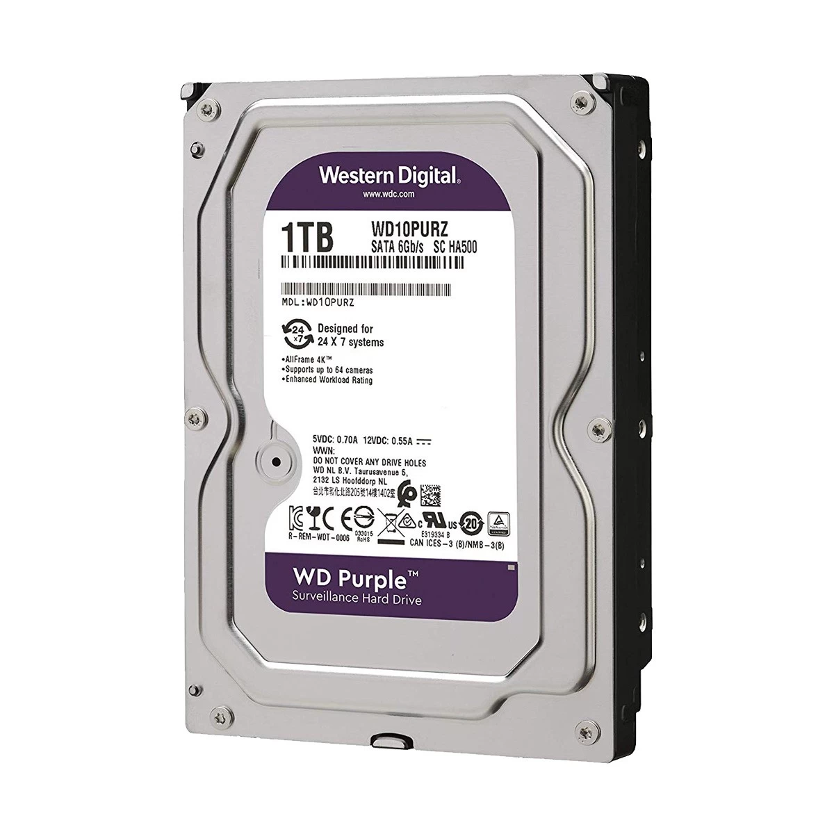 Western Digital Purple 1TB Internal HDD Price in Bangladesh