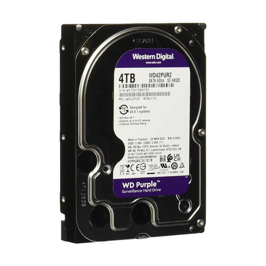 Western Digital Purple 4TB Internal HDD Price in Bangladesh