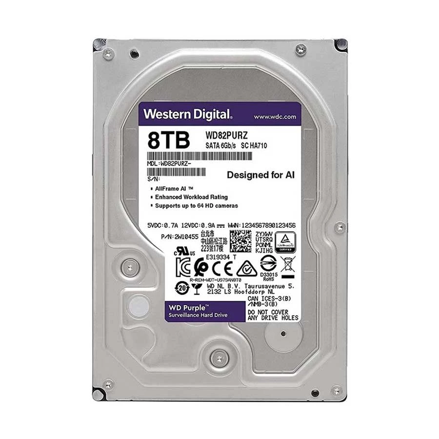 Western Digital Purple 8TB Internal HDD