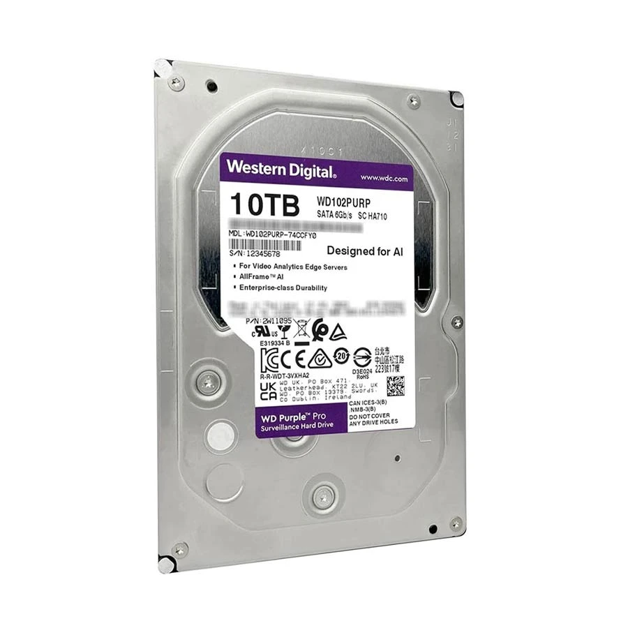 Western Digital Purple Pro 10TB Internal HDD Price in Bangladesh