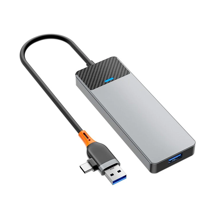 Wiwu Linker USB & Type-C Male to Tri Female Cable / Converter / HUB in BD