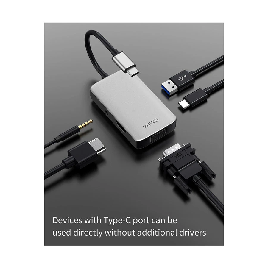 WiWU A513HVP Alpha Type-C Converter