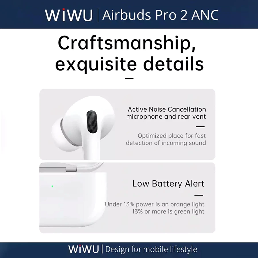 Wiwu Airbuds Pro 2 ANC Earbuds Price in BD