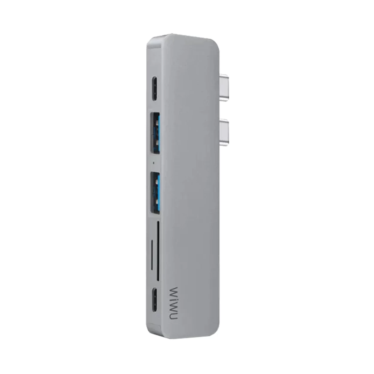 Wiwu WIWU Dual Type-C Male to HDMI, USB, SD, TF & Female Type-C Converter Price in Bangladesh