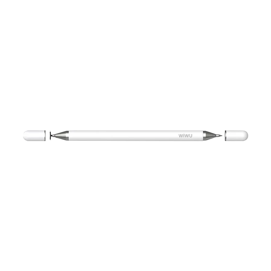 wiwu pencil one 2 in 1 white universal stylus pen