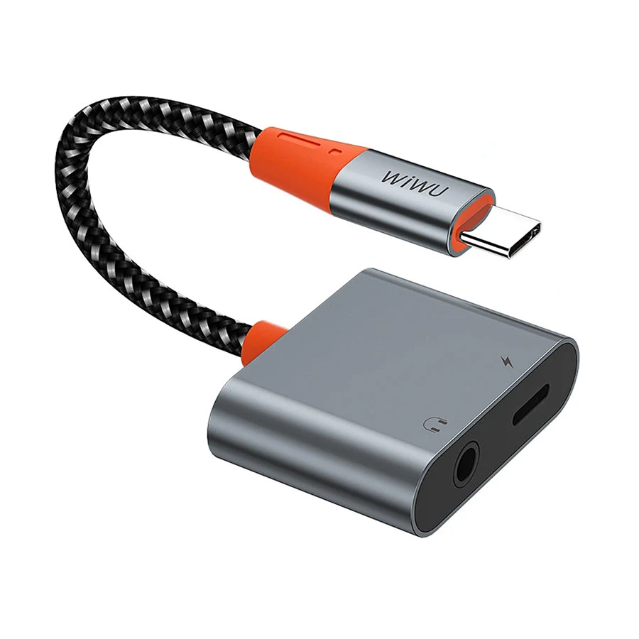 Wiwu Type-C Male to & 3.5mm Female Cable / Converter / HUB Price in Bangladesh