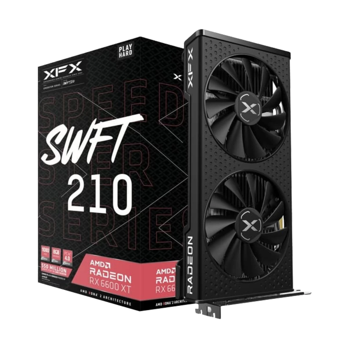 XFX Speedster SWFT210 AMD RADEON RX 6600 XT CORE Graphics Card