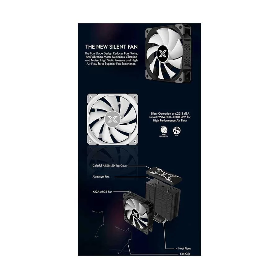 Xigmatek Air Killer Pro Arctic CPU Cooler specifications