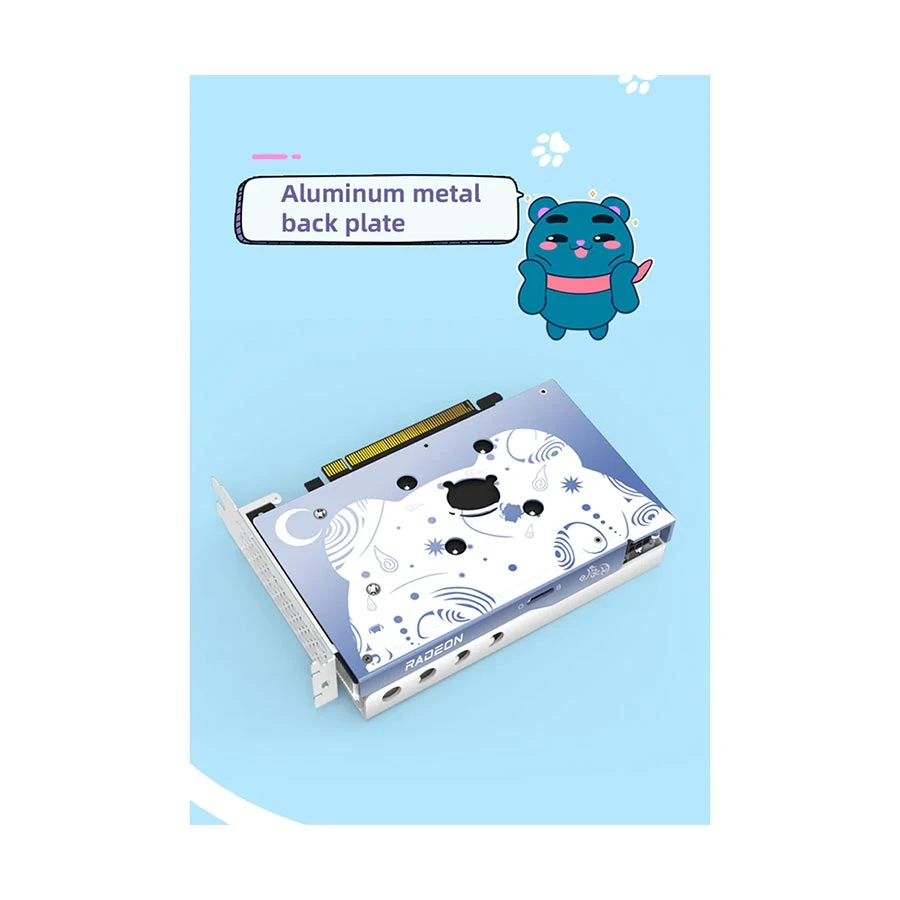 Yeston Cute Pet AMD Radeon RX 6500 XT 4G D6 MA 6nm Desktop and Server Price in BD