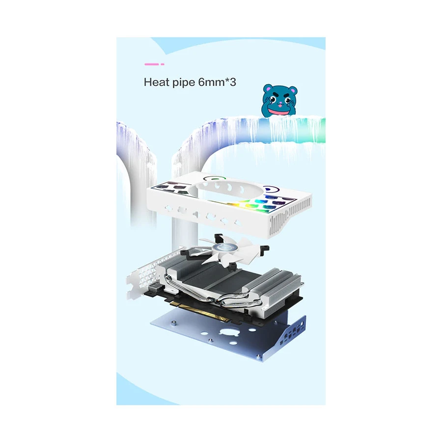 Yeston Cute Pet AMD Radeon RX 6500 XT 4G D6 MA 6nm Desktop and Server specifications