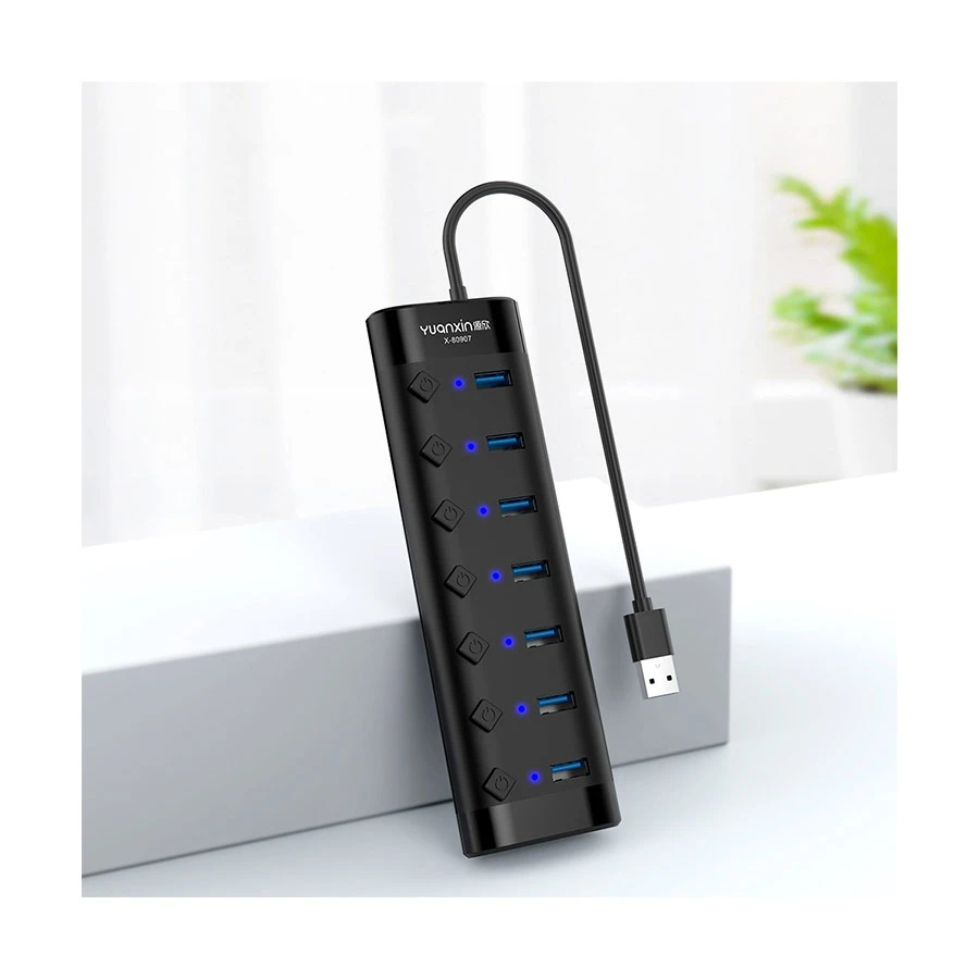 Yuanxin X-80907 USB Male to Multi Female Cable / Converter / HUB Price in Bangladesh