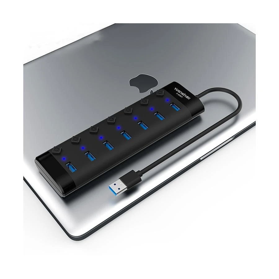 Yuanxin X-80907 USB Male to Multi Female Cable / Converter / HUB