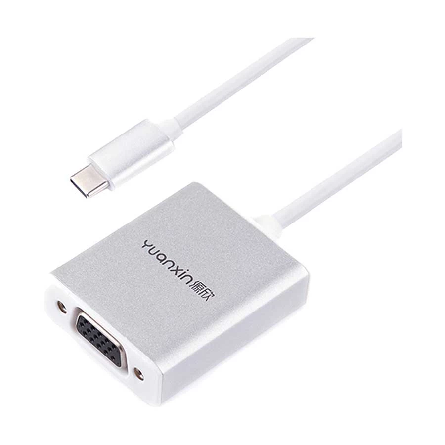 Yuanxin X-3212 Type-C Male to VGA Female Type-C Converter