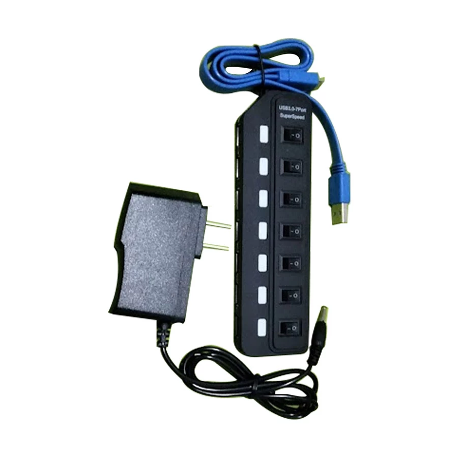 Yuanxin X-3171 USB Male to 7 Female USB HUB