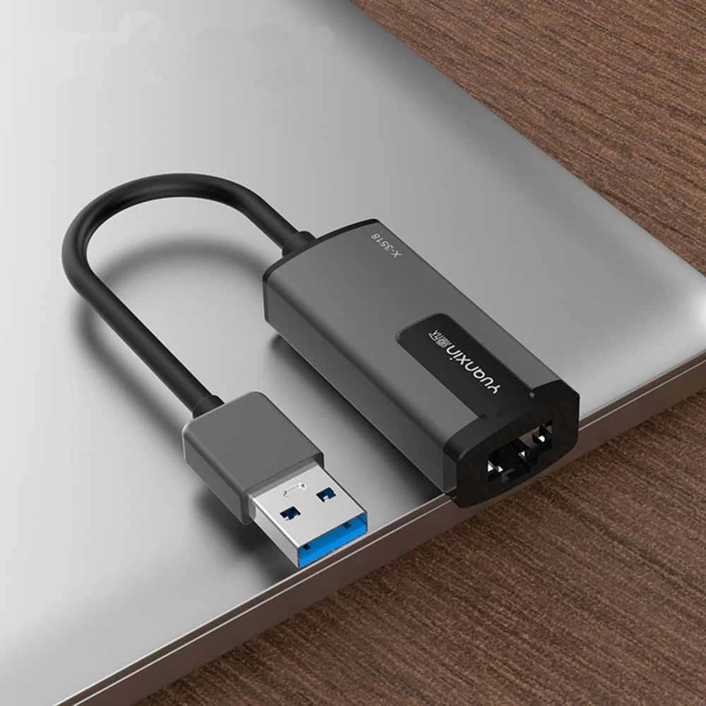 Yuanxin X-3518 USB Male to Lan Female USB Converter in BD