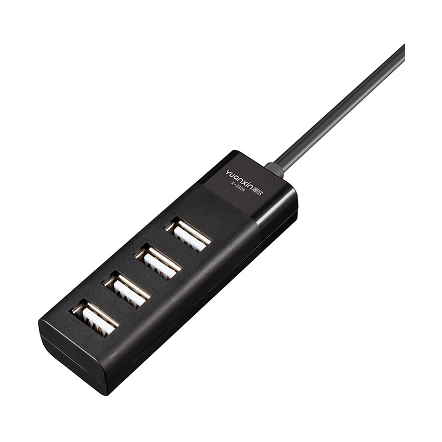 Yuanxin X-2328 USB Male to Quad Female Cable / Converter / HUB