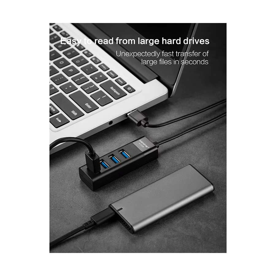 Yuanxin USB Male to Quad USB Female Cable / Converter / HUB