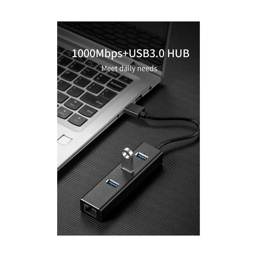 Yuanxin X-3508 USB Male to Tri & LAN Female Cable / Converter / HUB Price in Bangladesh