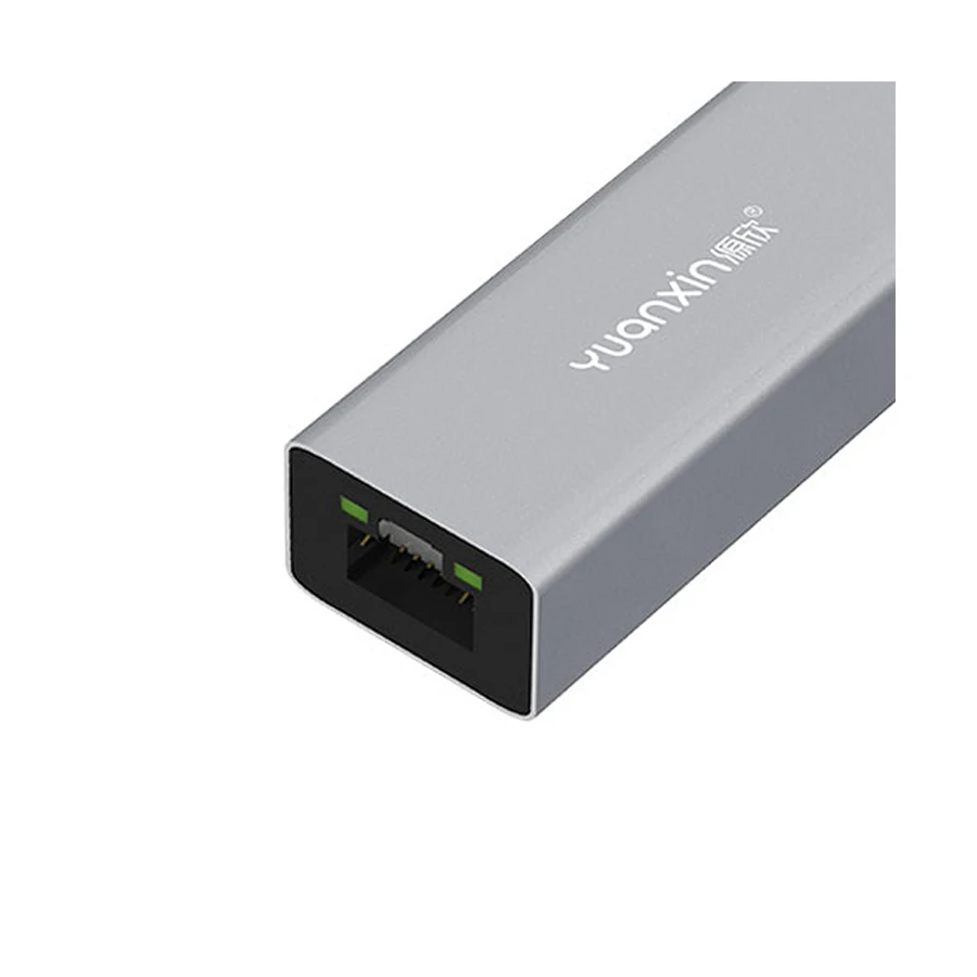 Yuanxin X-3562T Type-C Male to Lan Female Cable / Converter / HUB in BD