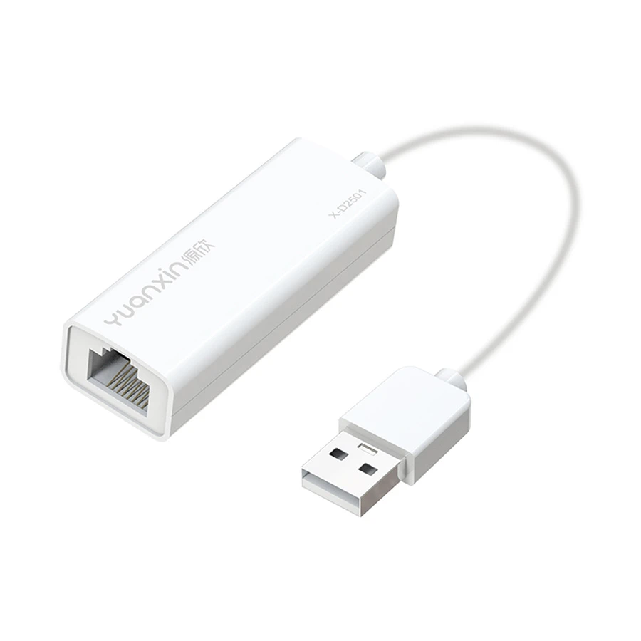 Yuanxin X-D2501 USB Male to LAN Female Cable / Converter / HUB Price in Bangladesh