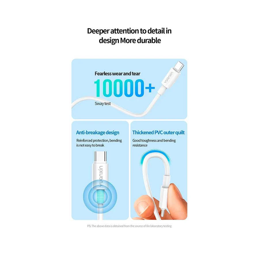 Yuanxin X-KC803 USB Type-C Male to Male Cable / Converter / HUB