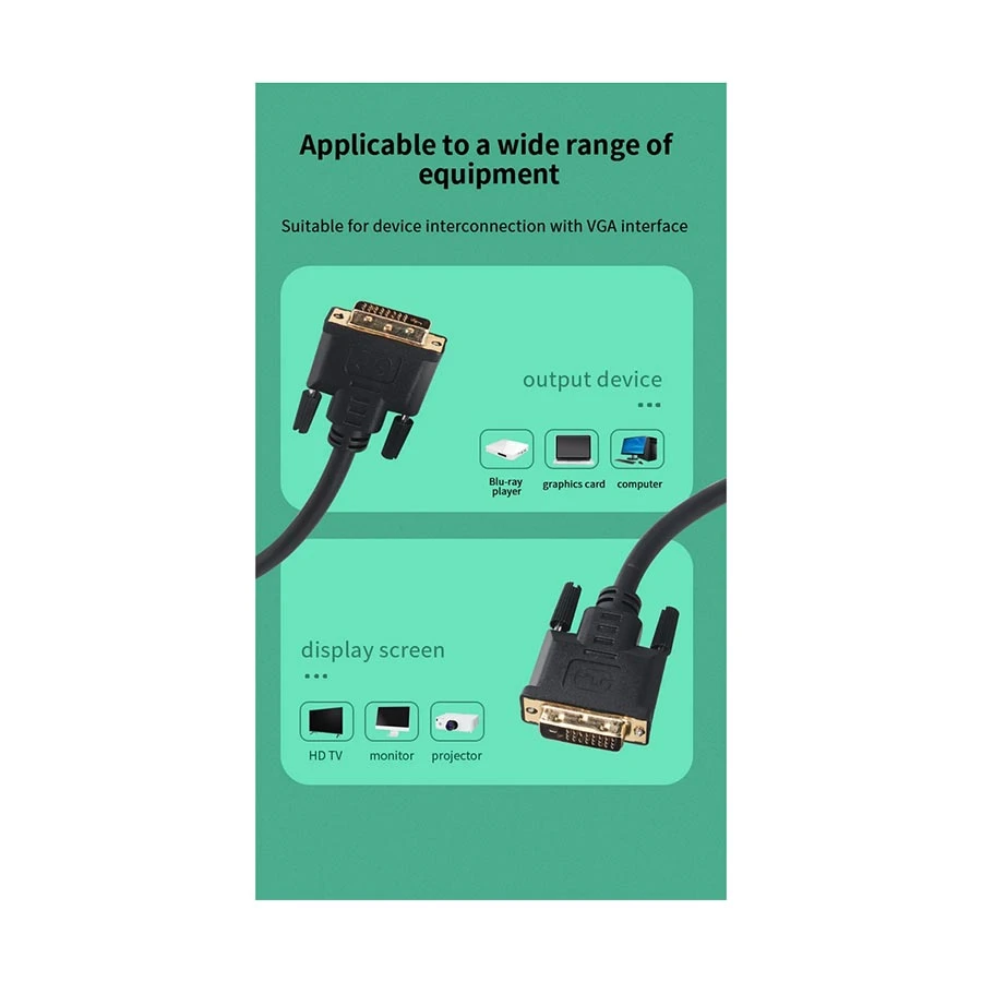Yuanxin YDX-001 DVI Male to Cable / Converter / HUB specifications