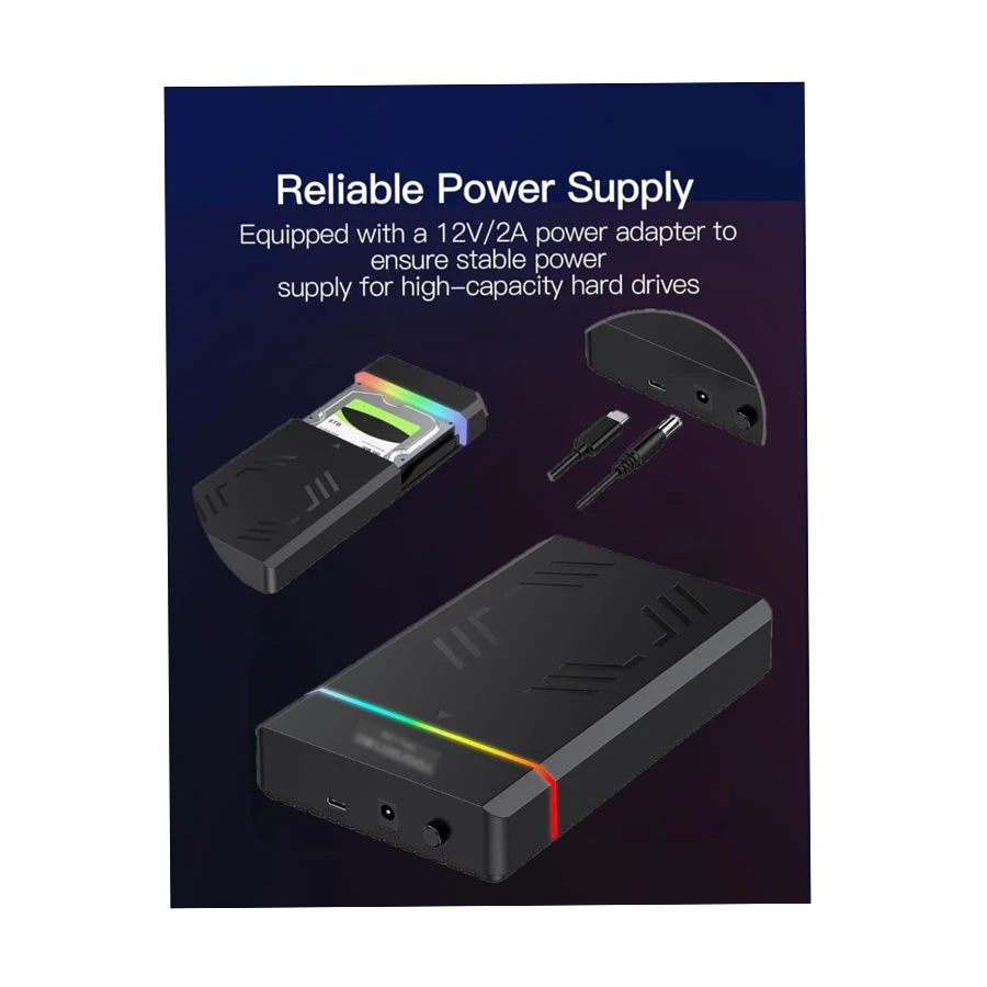 Yuanxin YPH-050 RGB HDD and SSD Case Price in BD