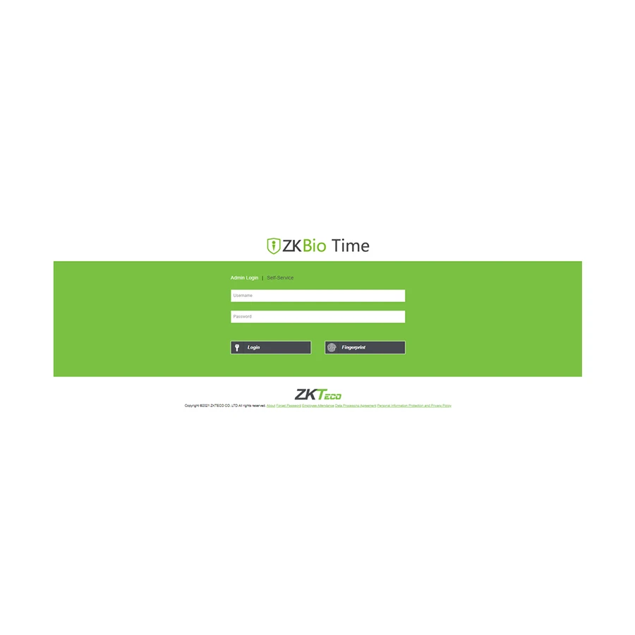 Zkteco ZKTeco BioTime 8.0 Access Control Software