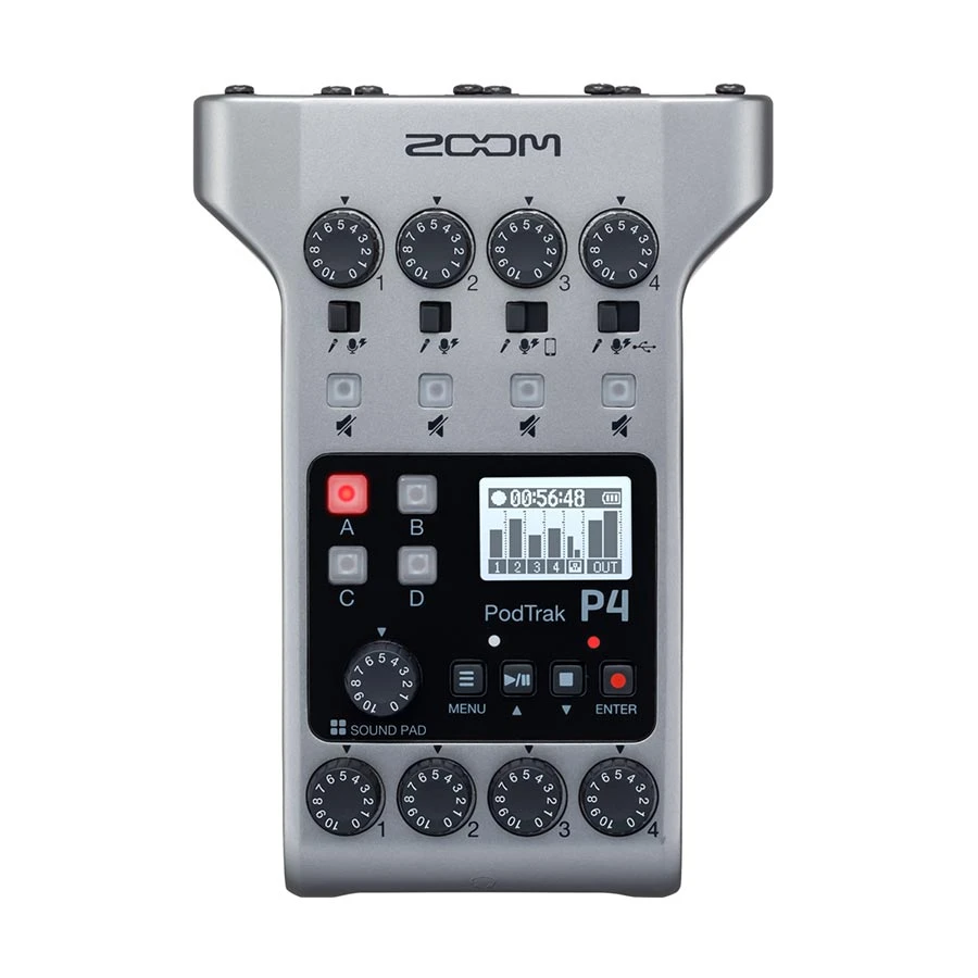 Zoom PodTrak P4 Voice Recorder