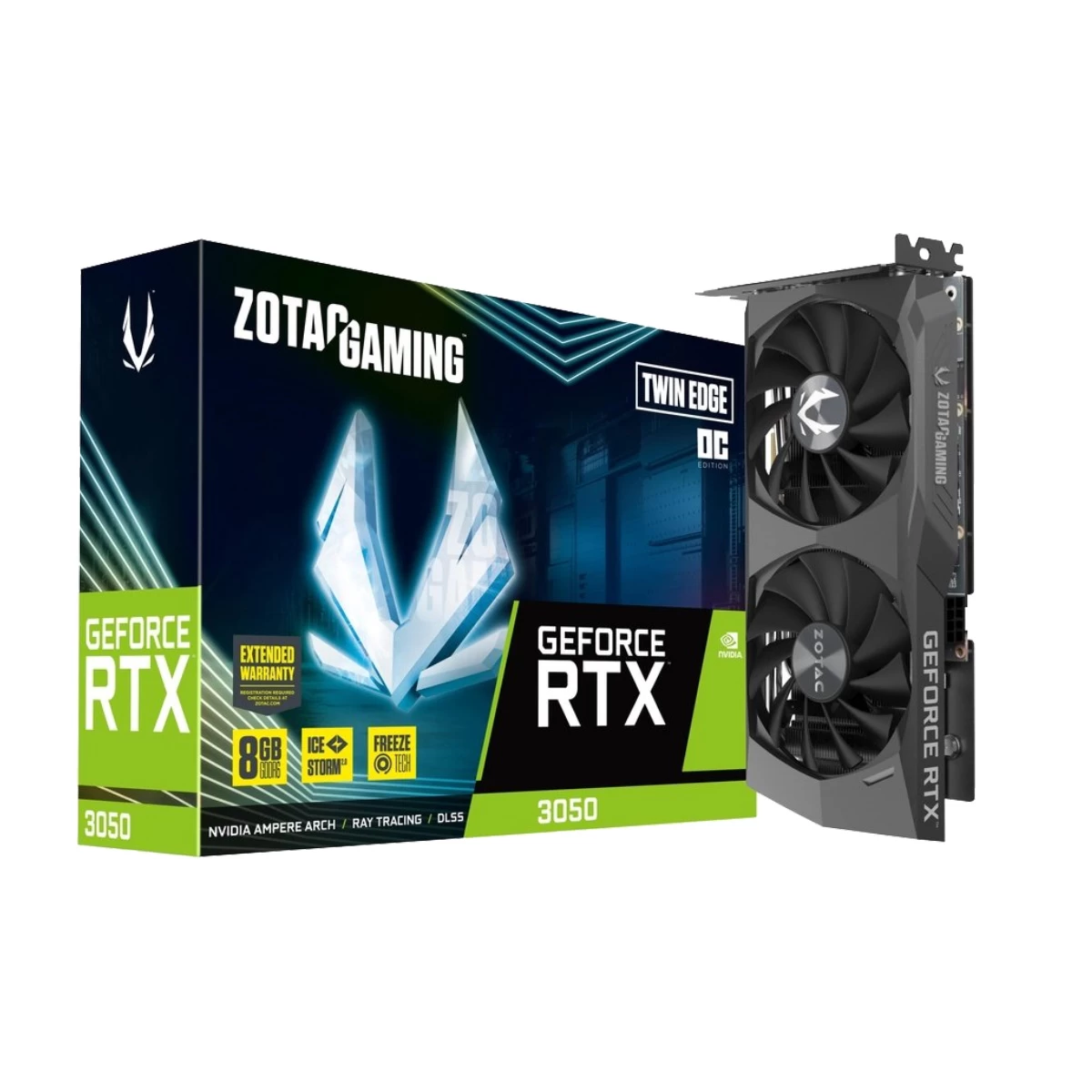 ZOTAC Zotac Gaming GeForce RTX 3050 Twin Edge OC Graphics Card in BD