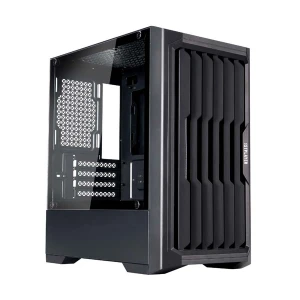 1st Player H2 Mid Tower Black (Tempered Glass) Micro-ATX Gaming Desktop Case with Fan
