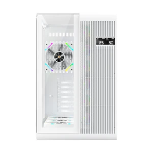 1st Player RT7 Mid Tower White (Tempered Glass) ATX Gaming Desktop Case