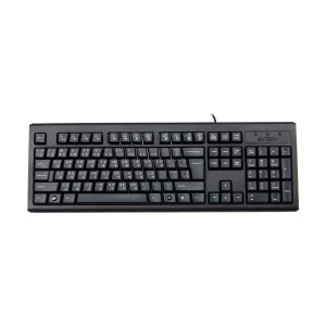 A4TECH KRS-83 Black Wired Multimedia (FN hotkey) Keyboard with Bangla