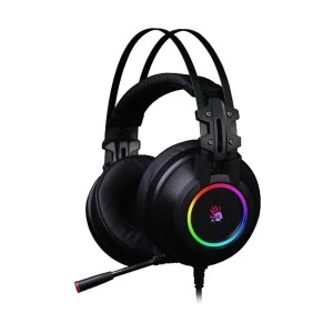 A4TECH G528 Bloody Black Virtual 7.1 HiFi RGB Flow Light USB Gaming Headphone
