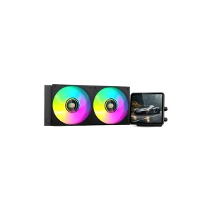 Acer Gadget ZUOOS SmartCool W240AL4.0 ARGB 240mm AIO Black Liquid CPU Cooler with 4 Inch IPS Display