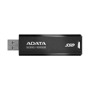 Adata SC610 1000GB USB 3.2 Black Portable External SSD #SC610-1000G-CBK