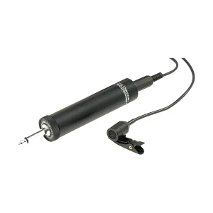 Ahuja CTP-10DX Wired Black Omnidirectional Condenser Clip Microphone